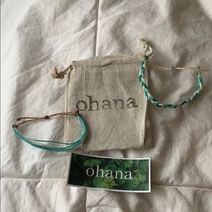 2 ohana bracelets!! Adjustable
